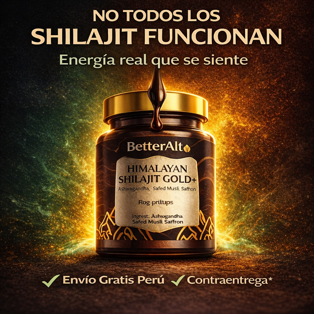 SHILAJIT GOLD + ENERGIA NATURAL EXTRAMA