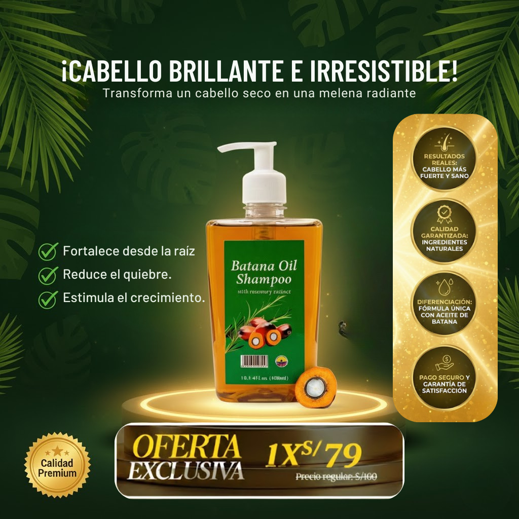 SHAMPOO DE BATANA - TU MEJOR ALIADO CAPILAR