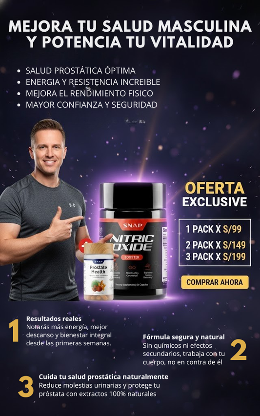 NITRIC OXIDE + PROSTATE HEALTH