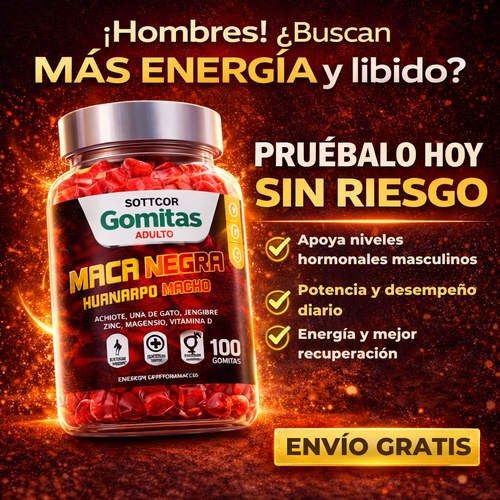 GOMITAS DE MACA NEGRA