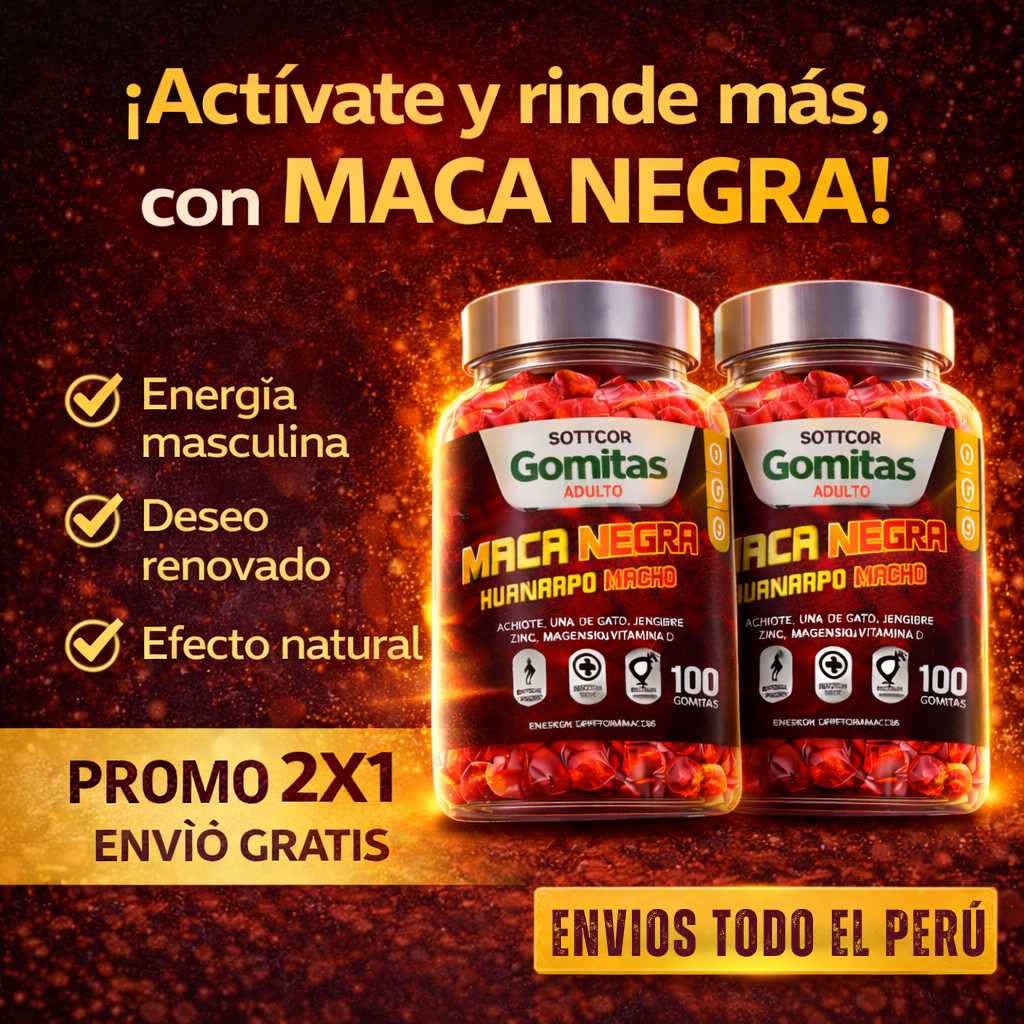 GOMITAS DE MACA NEGRA