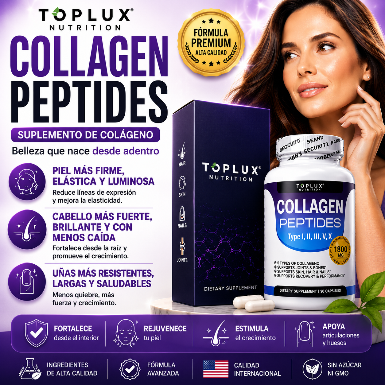 COLAGENO PEPTIDES - TOPLUX NUTRICION