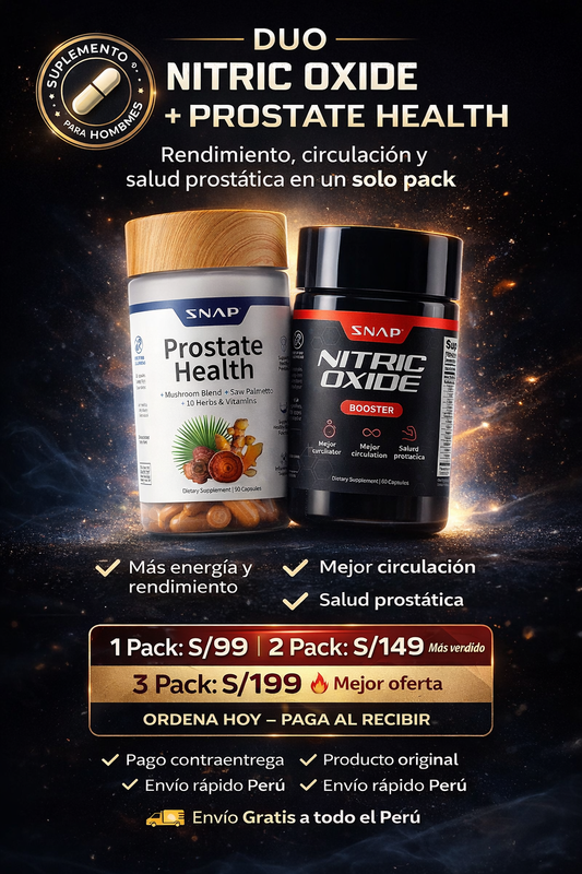 NITRIC OXIDE + PROSTATE HEALTH