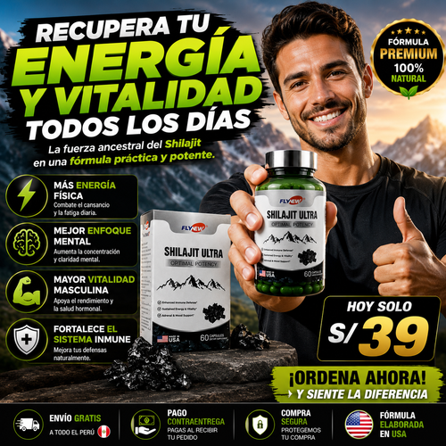 SHILAJIT GOLD + ENERGIA NATURAL EXTRAMA