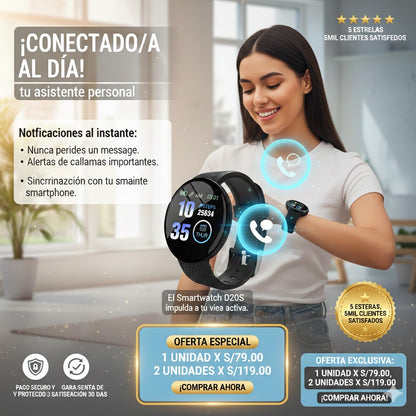Reloj Smartwatch D20S