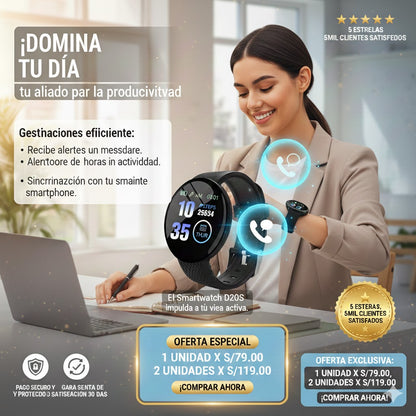 Reloj Smartwatch D20S